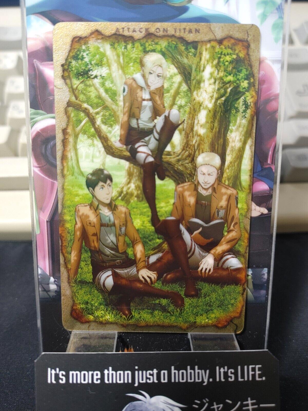 Attack on Titan Card Reiner Bertholdt No.17 Japan Collectible Release AoT