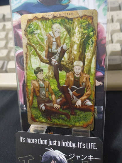 Attack on Titan Card Reiner Bertholdt No.17 Japan Collectible Release AoT