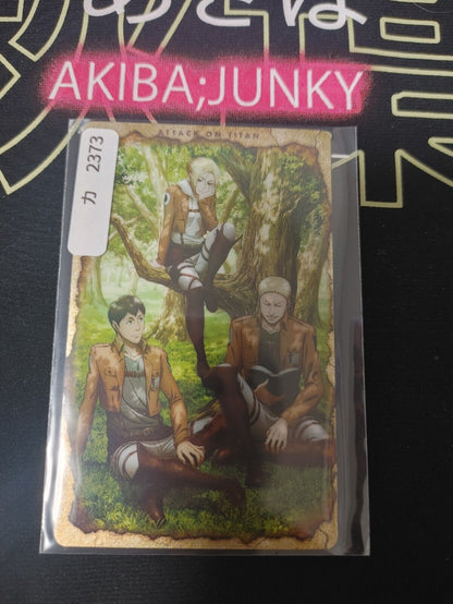 Attack on Titan Card Reiner Bertholdt No.17 Japan Collectible Release AoT