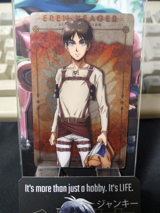 Attack on Titan Card Eren No.01 Japan Collectible Release AoT