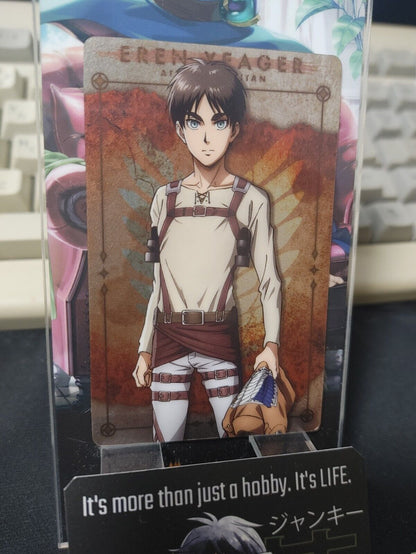 Attack on Titan Card Eren No.01 Japan Collectible Release AoT