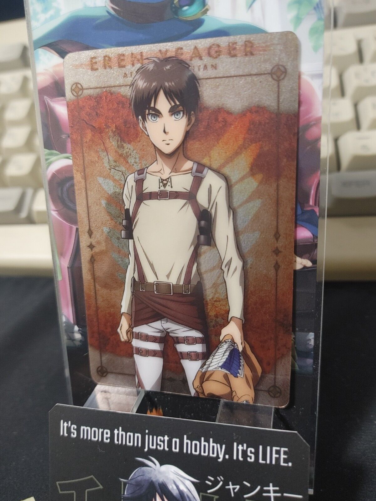 Attack on Titan Card Eren No.01 Japan Collectible Release AoT