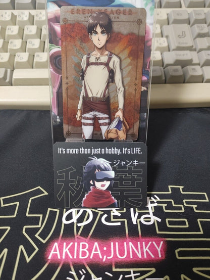 Attack on Titan Card Eren No.01 Japan Collectible Release AoT