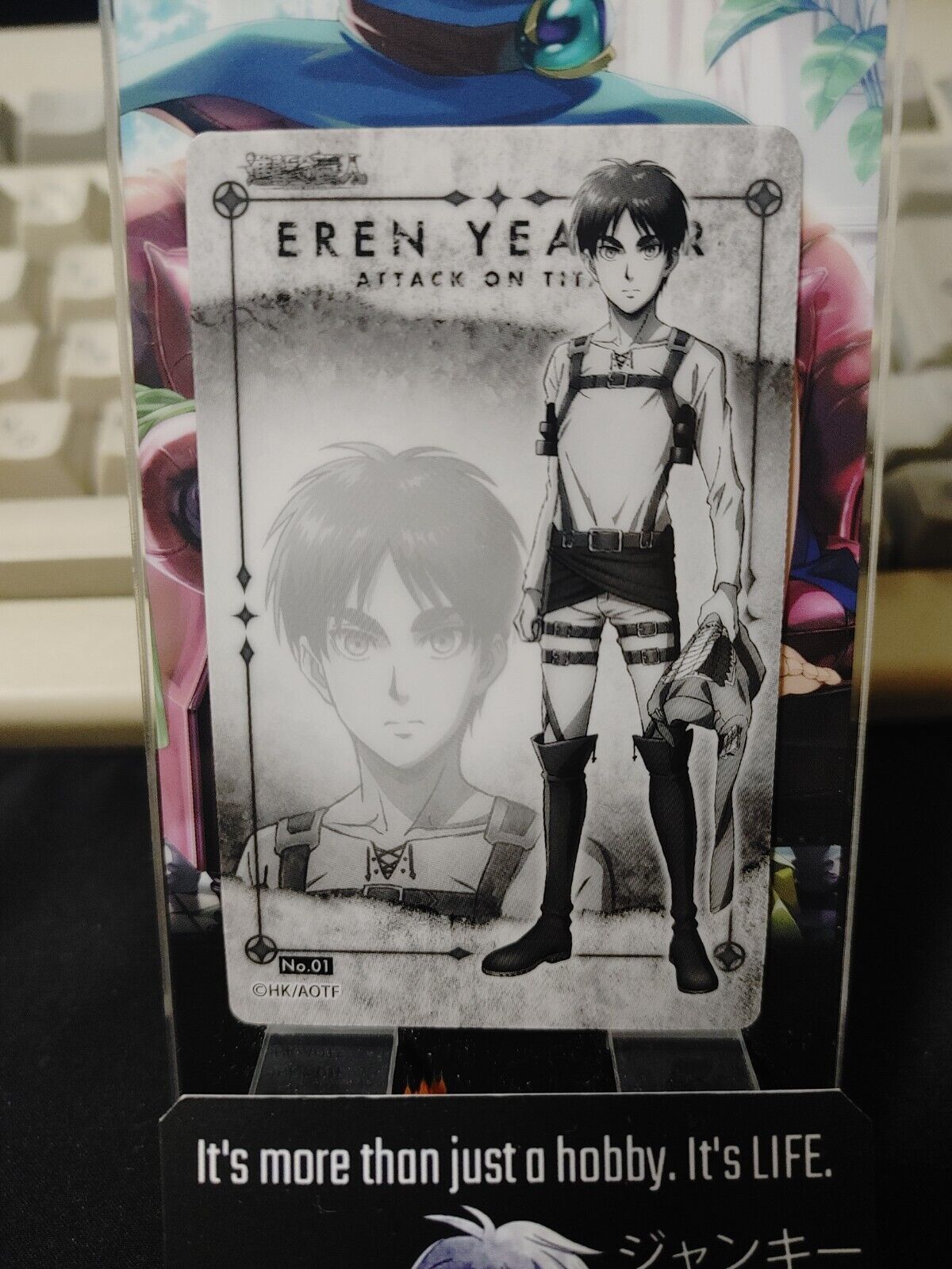 Attack on Titan Card Eren No.01 Japan Collectible Release AoT