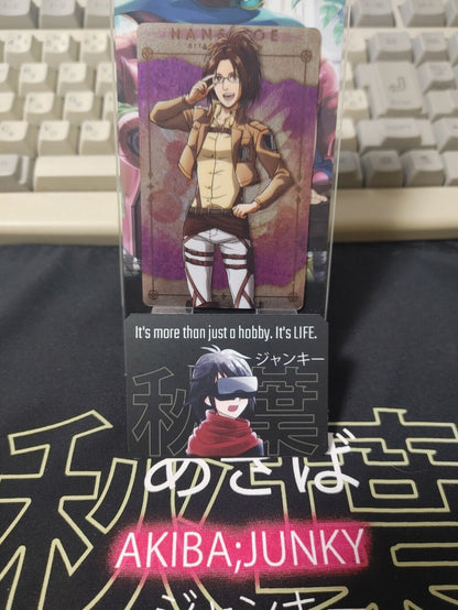 Attack on Titan Card Hans No.06 Japan Collectible Release AoT