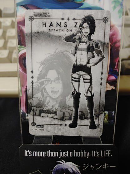 Attack on Titan Card Hans No.06 Japan Collectible Release AoT