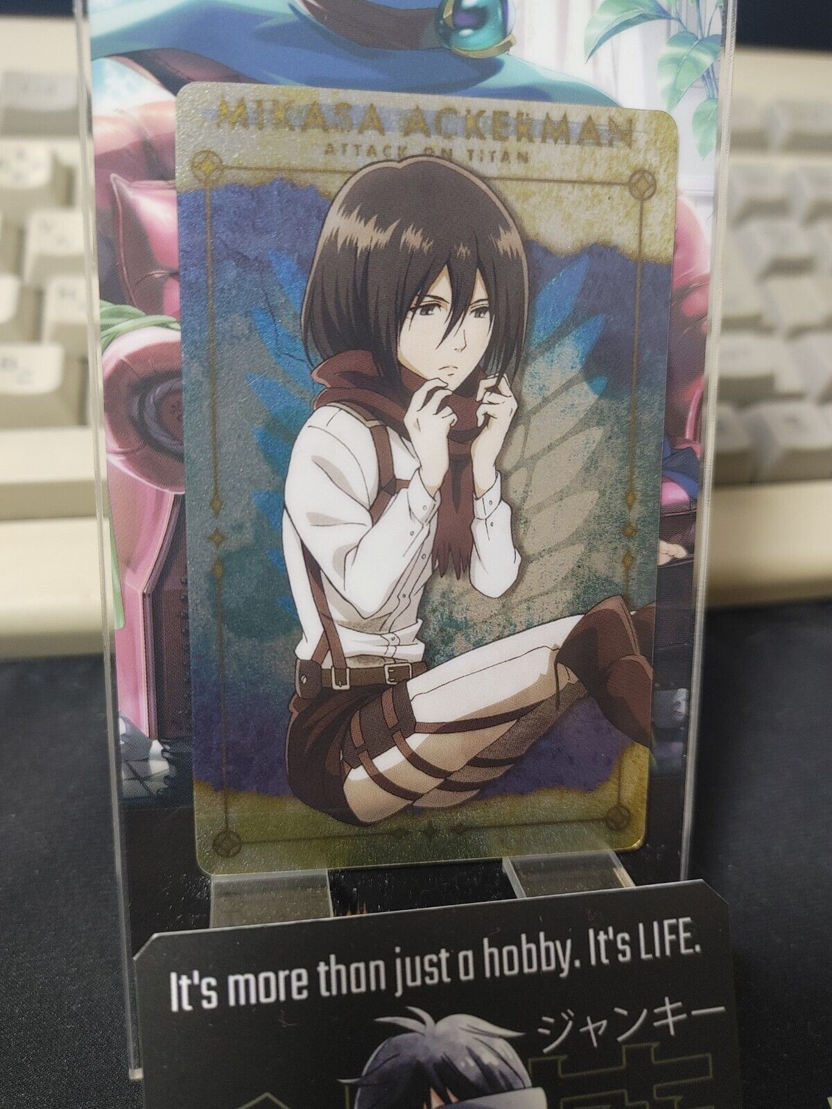 Attack on Titan Card Mikasa No.19 Japan Collectible Release AoT