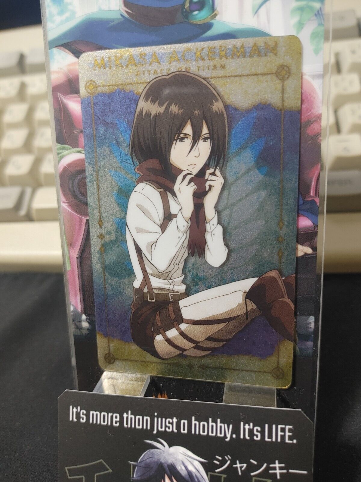 Attack on Titan Card Mikasa No.19 Japan Collectible Release AoT