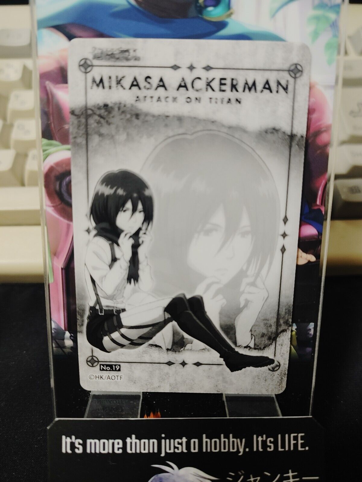 Attack on Titan Card Mikasa No.19 Japan Collectible Release AoT