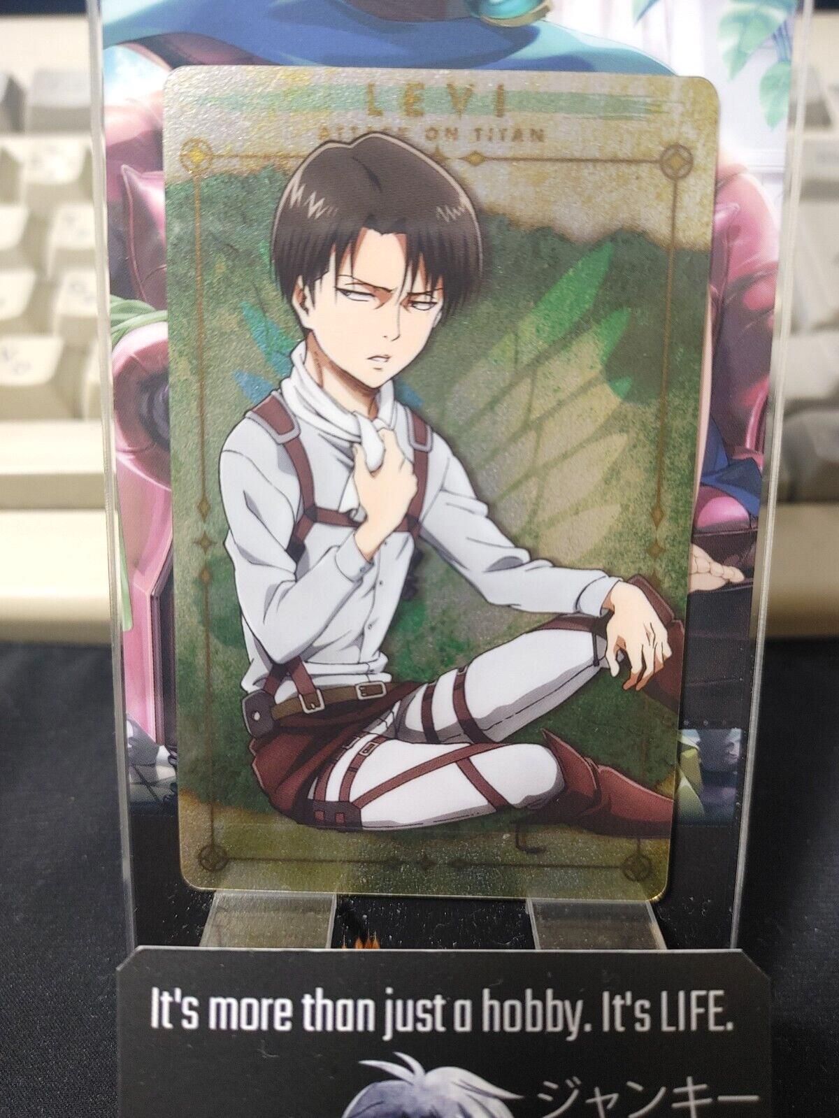 Attack on Titan Card Levi No.21 Japan Collectible Release AoT