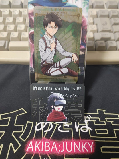 Attack on Titan Card Levi No.21 Japan Collectible Release AoT