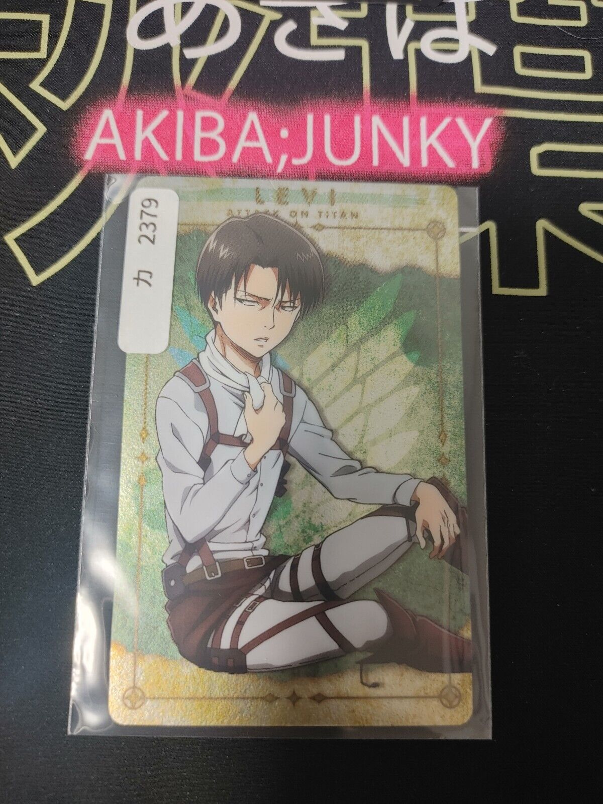 Attack on Titan Card Levi No.21 Japan Collectible Release AoT