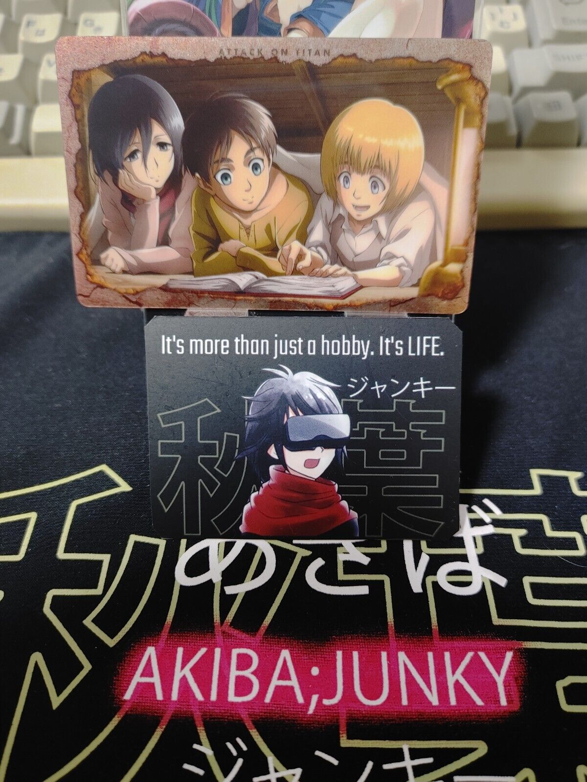 Attack on Titan Card Eren Mikasa Armin No.26 Japan Collectible Release AoT