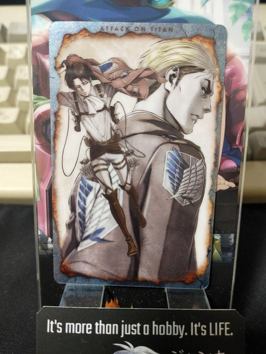 Attack on Titan Card Levi Erwin No.16 Japan Collectible Release AoT