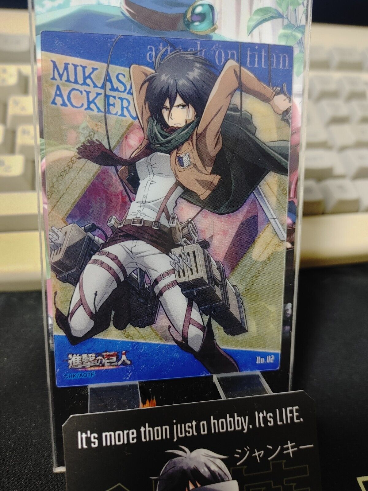 Attack on Titan Card Mikasa Japan Collectible Release AoT