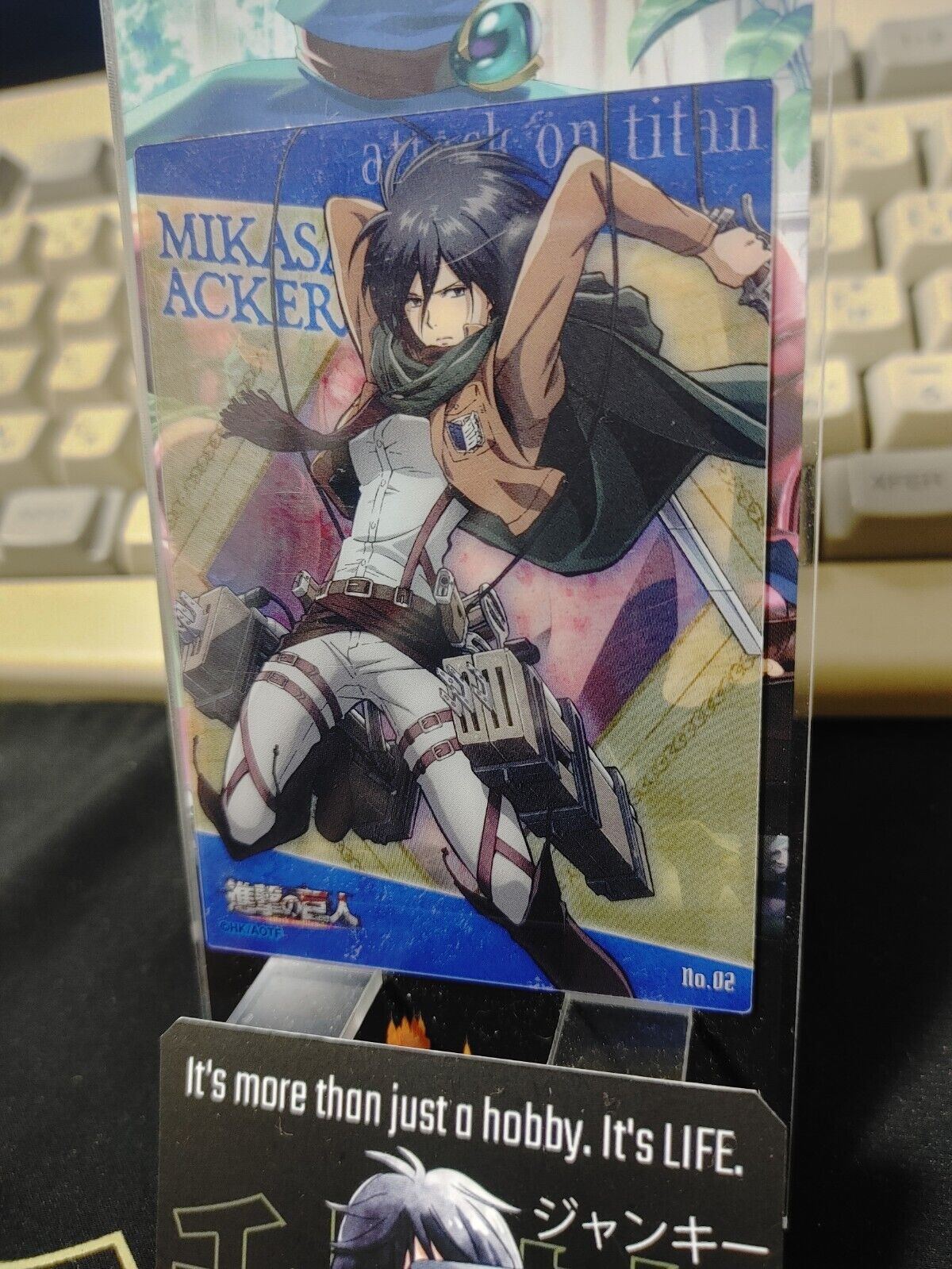 Attack on Titan Card Mikasa Japan Collectible Release AoT