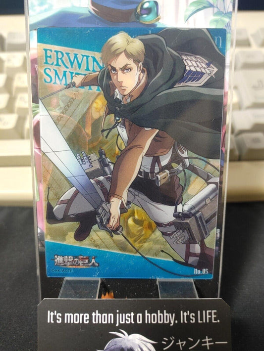 Attack on Titan Card Erwin Japan Collectible Release AoT