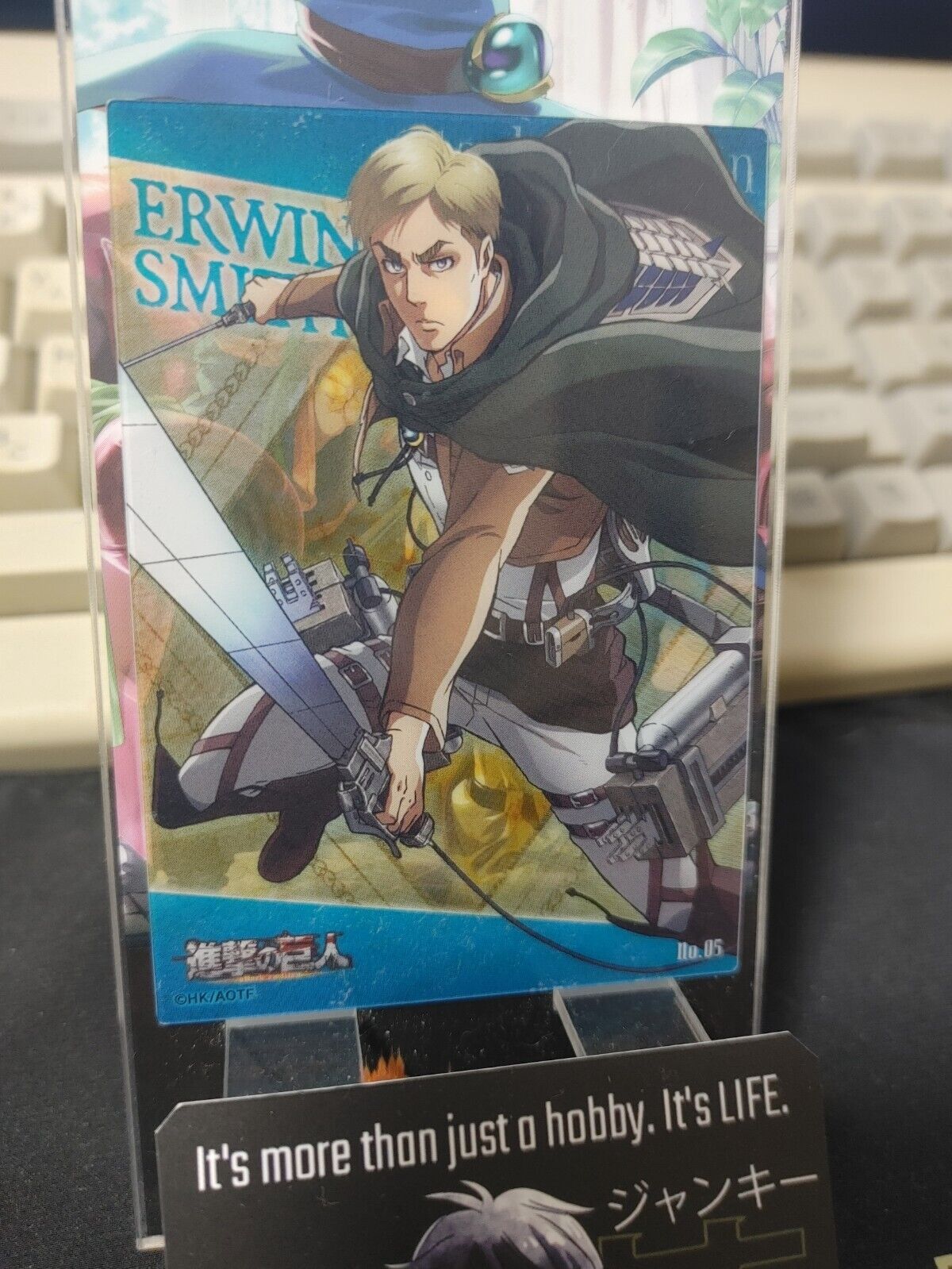 Attack on Titan Card Erwin Japan Collectible Release AoT