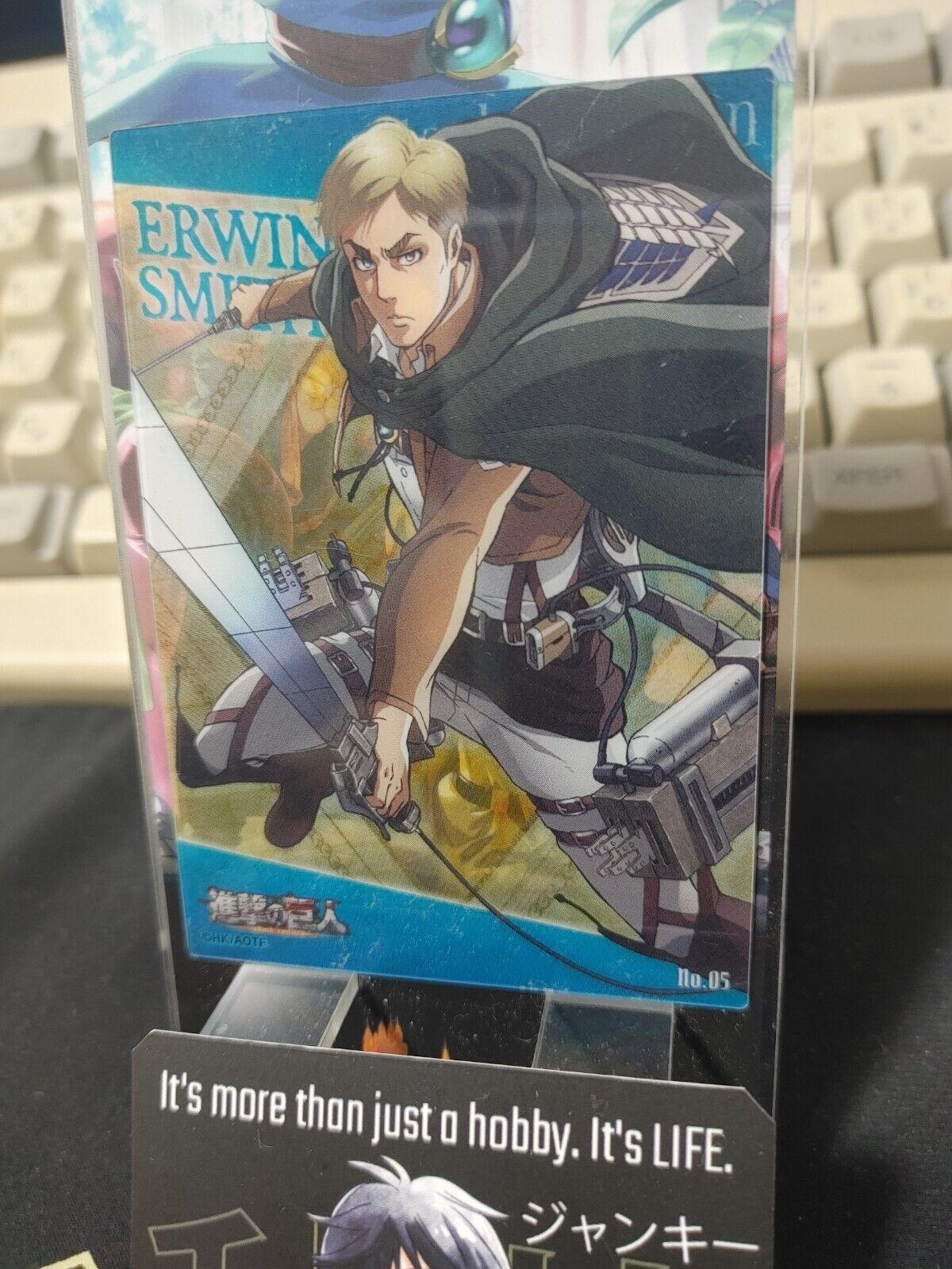 Attack on Titan Card Erwin Japan Collectible Release AoT