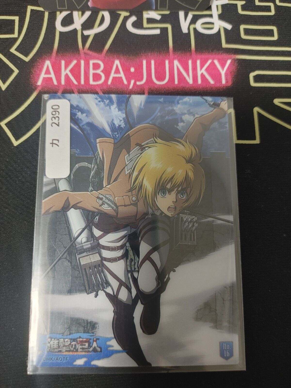 Attack on Titan Card Armin Japan Collectible Release AoT