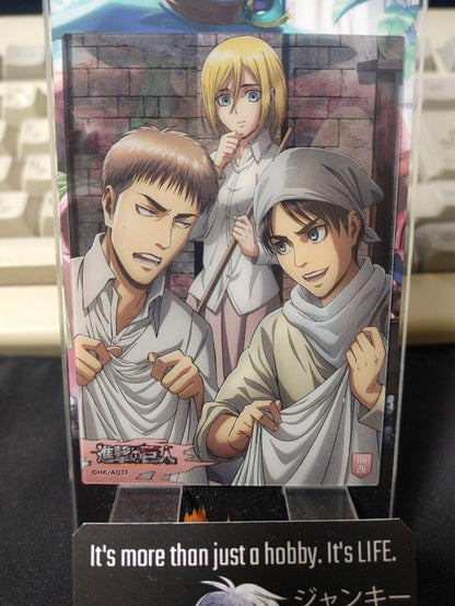 Attack on Titan Card Eren Historia Jean Japan Collectible Release AoT