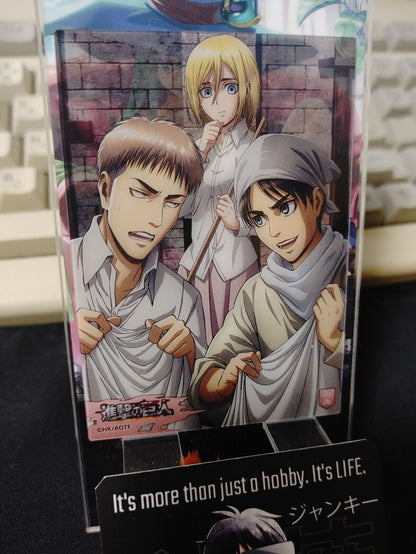 Attack on Titan Card Eren Historia Jean Japan Collectible Release AoT