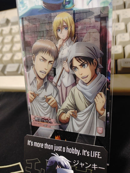 Attack on Titan Card Eren Historia Jean Japan Collectible Release AoT