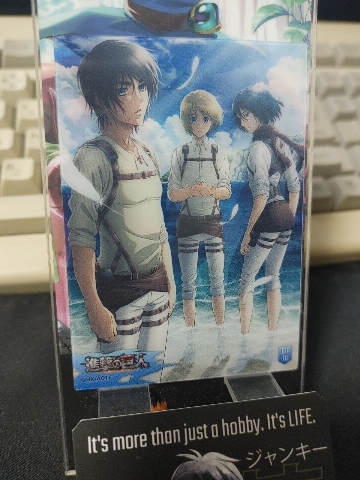 Attack on Titan Card Eren Mikasa Armin Japan Collectible Release AoT