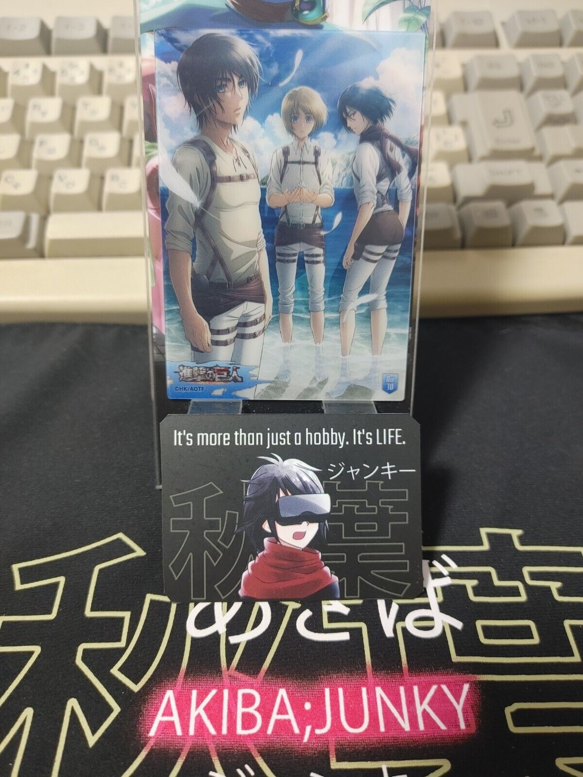 Attack on Titan Card Eren Mikasa Armin Japan Collectible Release AoT