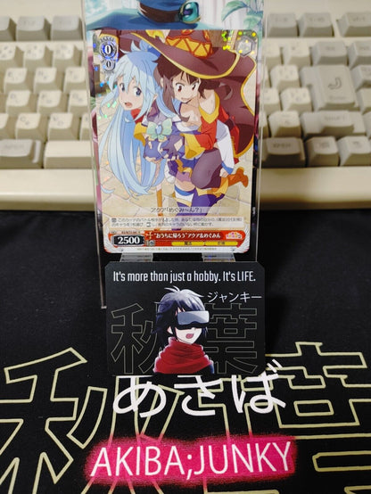 Kono Suba Card Weiss Schwarz  Aqua Megumin Sexy KS/W75-041 R  JAPAN LP-NM