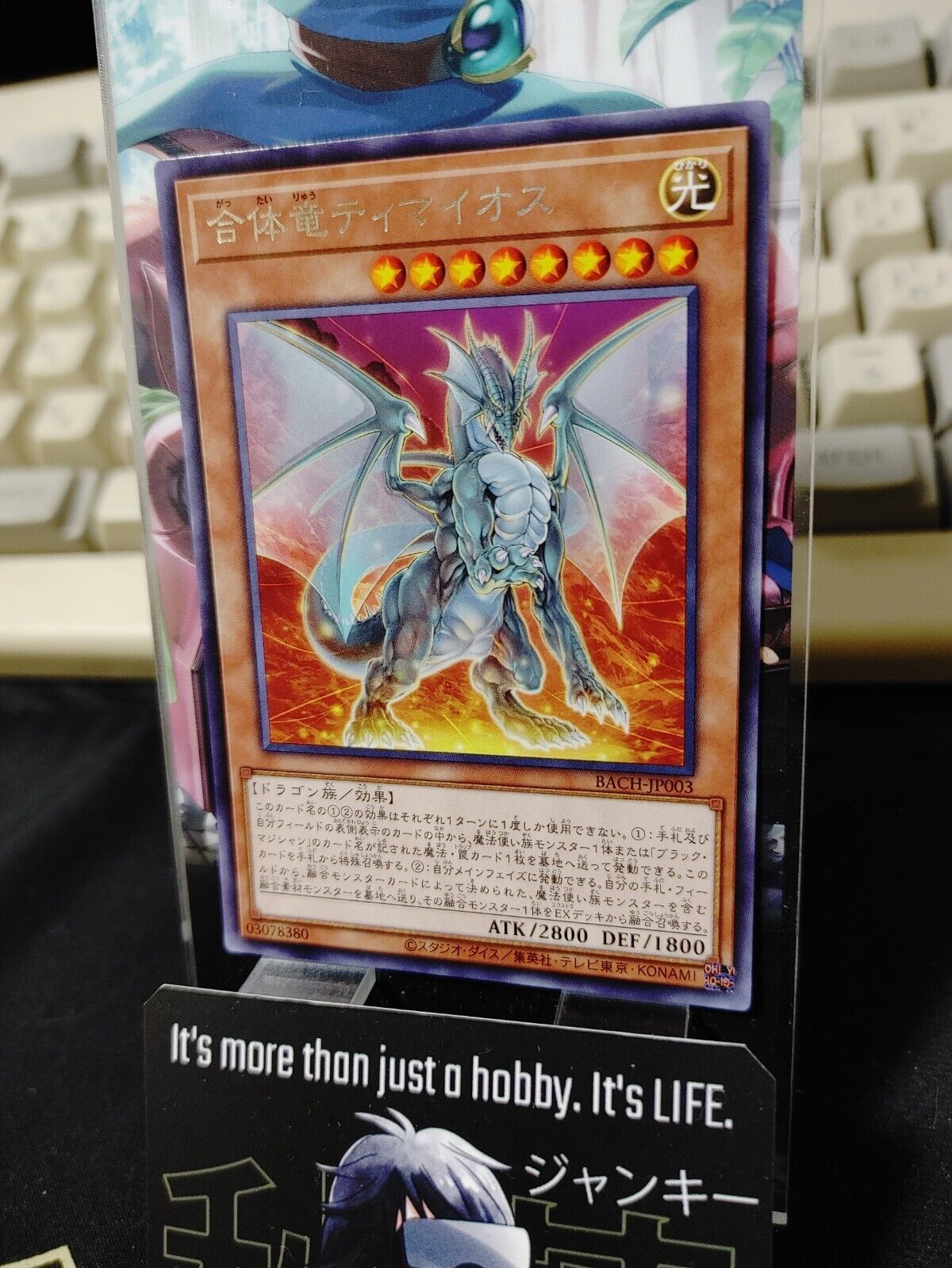 Timaeus the Dragon of Destiny BACH-JP003 Yu-Gi-Oh Yugioh Rare Konami JAPAN