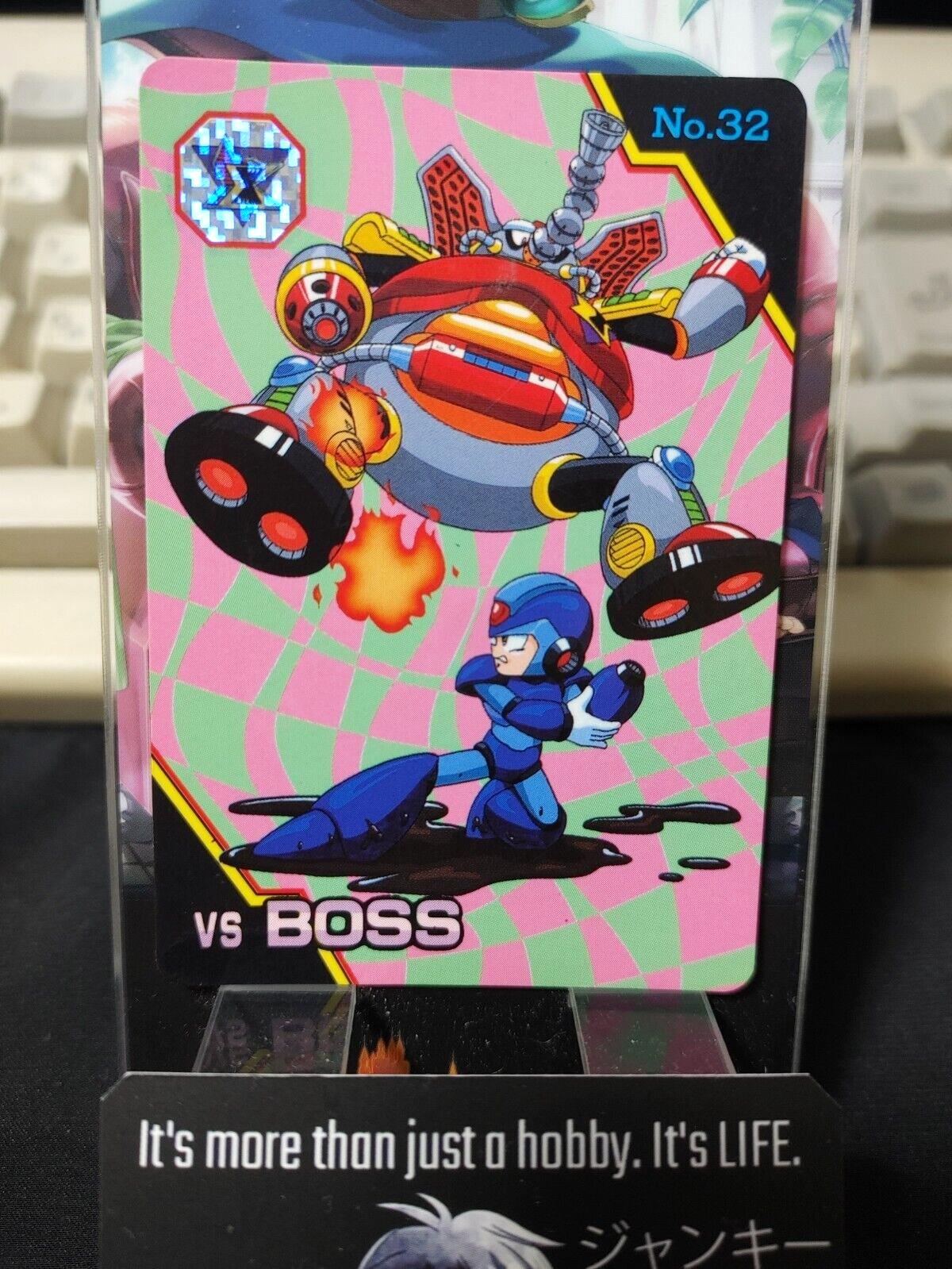 Rockman X Megaman X Bandai VS BOSS Carddass Card #32 Vintage Capcom Japan