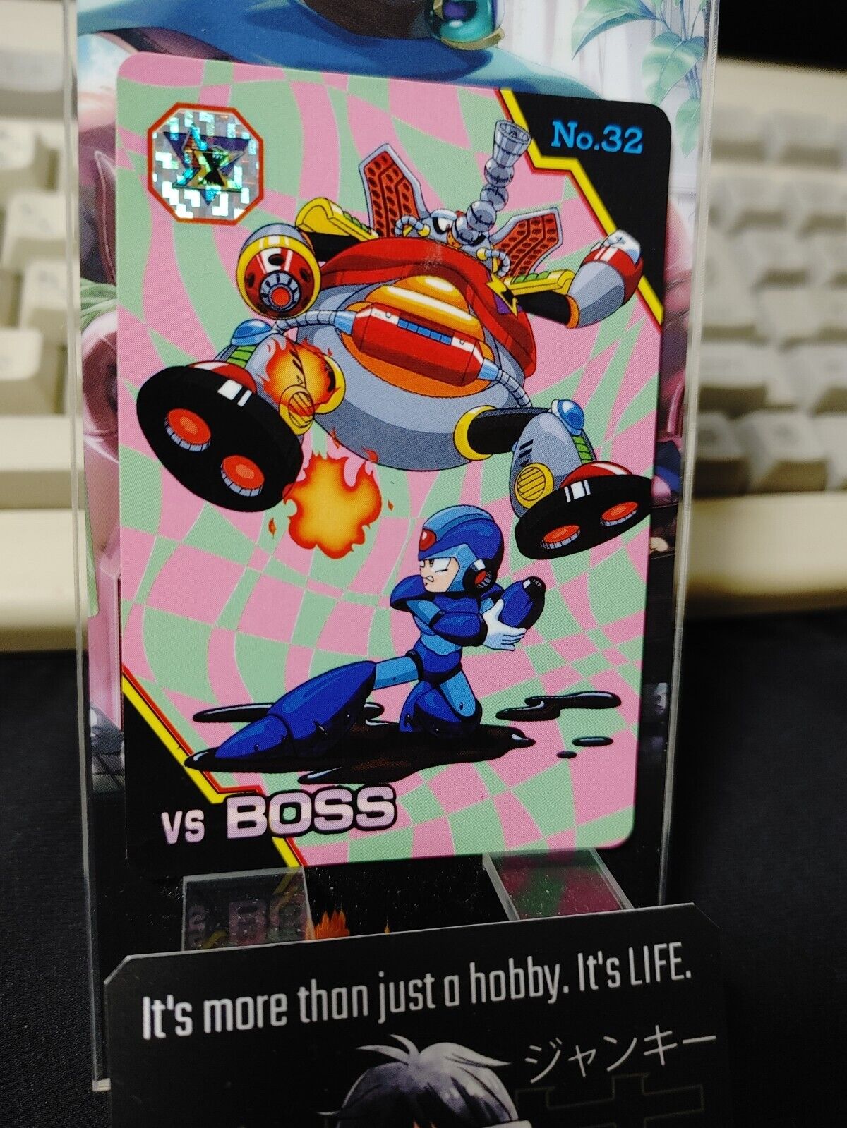 Rockman X Megaman X Bandai VS BOSS Carddass Card #32 Vintage Capcom Japan