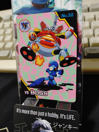 Rockman X Megaman X Bandai VS BOSS Carddass Card #32 Vintage Capcom Japan