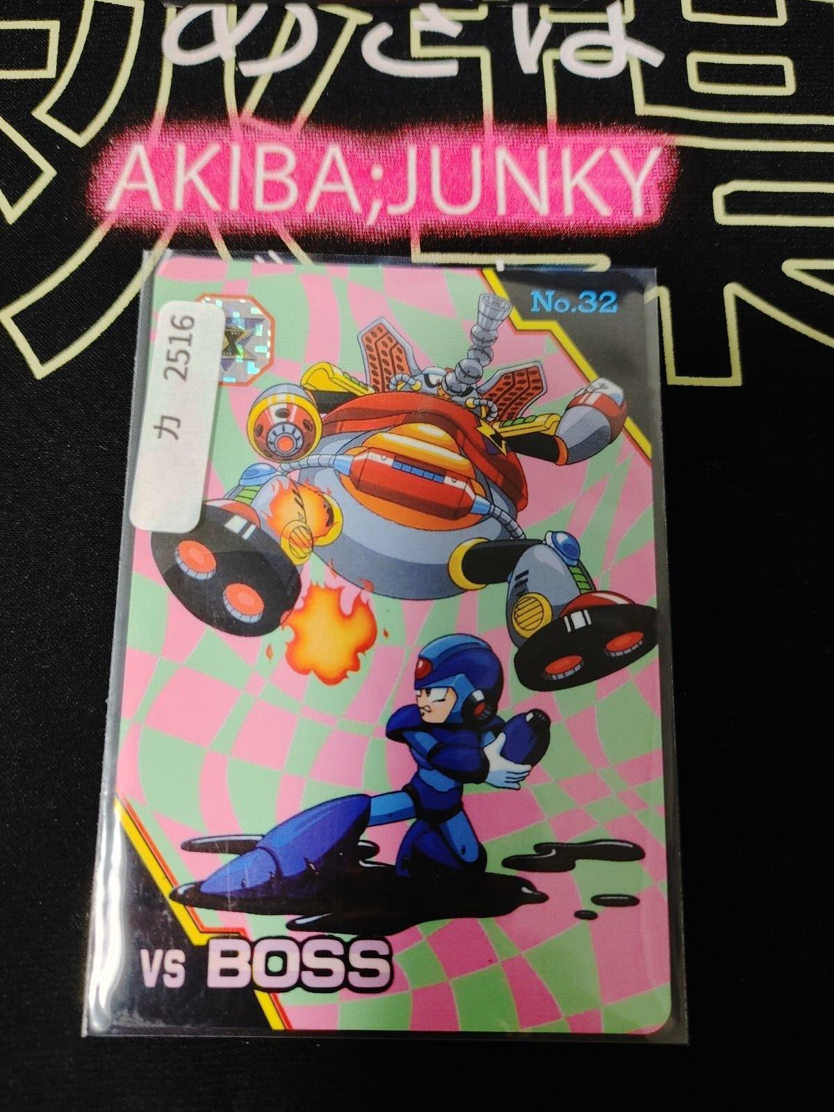 Rockman X Megaman X Bandai VS BOSS Carddass Card #32 Vintage Capcom Japan