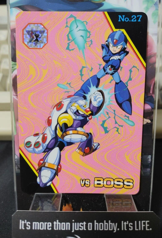 Rockman X Megaman X Bandai VS BOSS Carddass Card #27 Vintage Capcom Japan