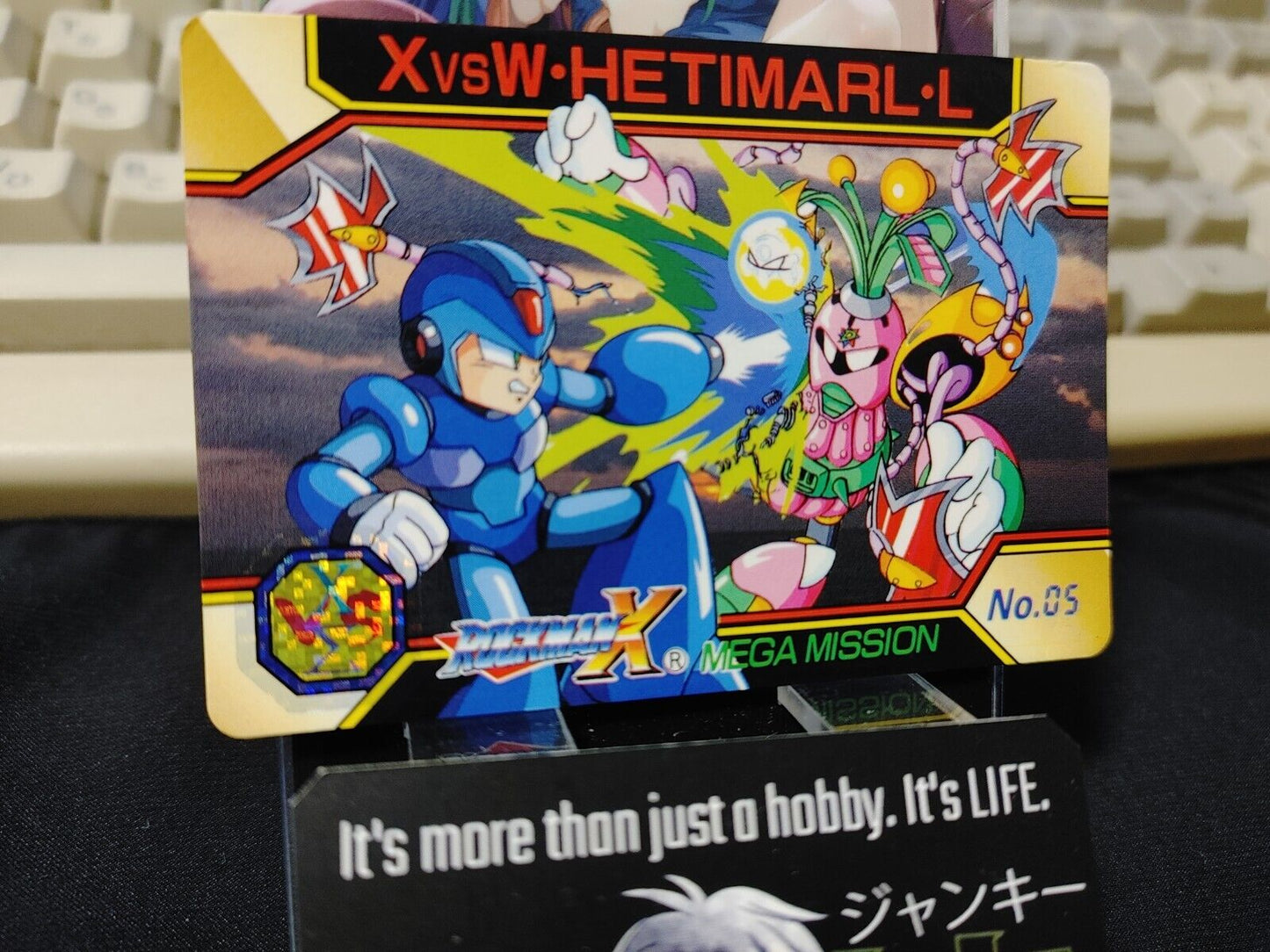 Rockman X Megaman X Bandai Carddass Card #05 Vintage Capcom Japan