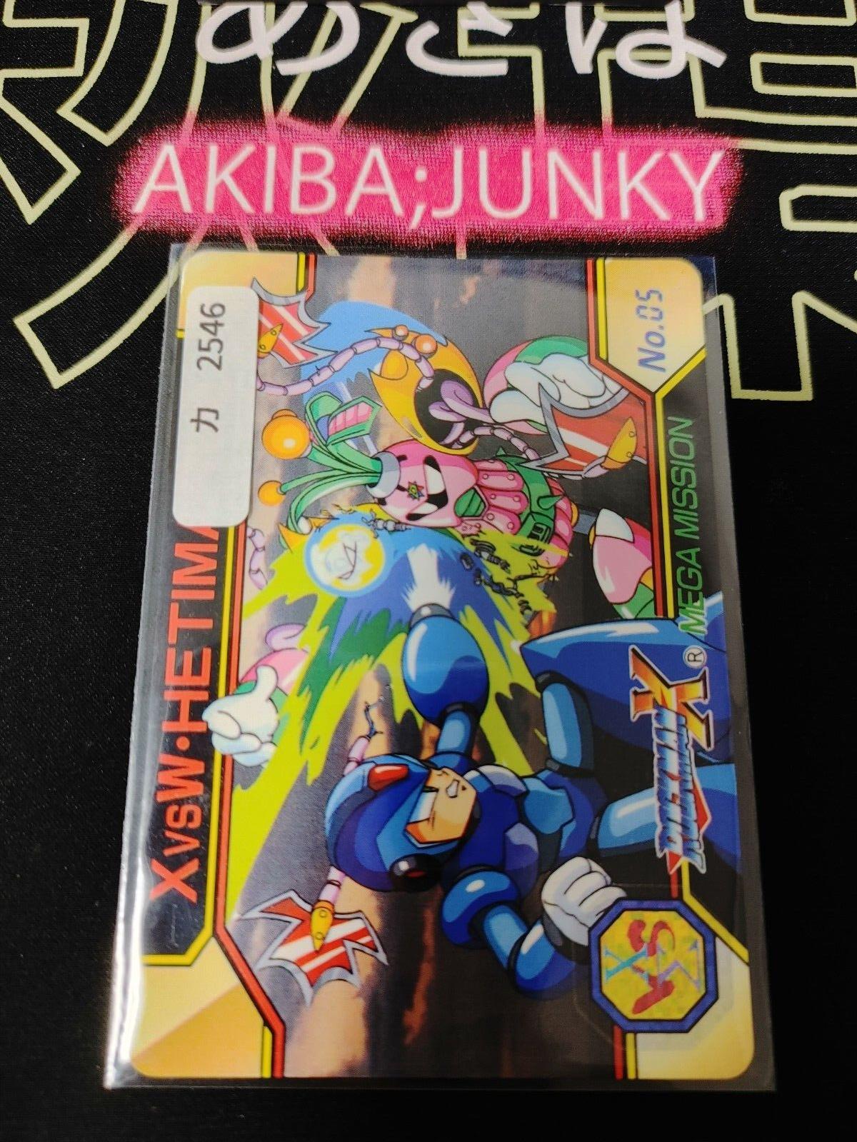 Rockman X Megaman X Bandai Carddass Card #05 Vintage Capcom Japan