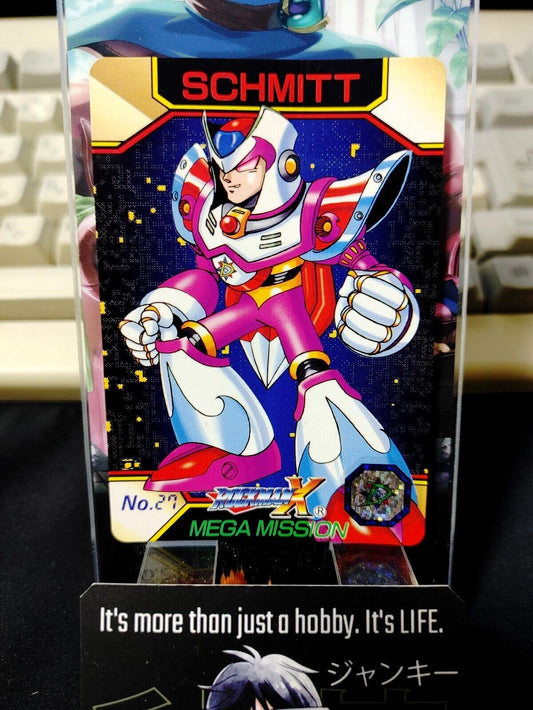 Rockman X Megaman X Bandai Carddass Card #27 Vintage Capcom Japan