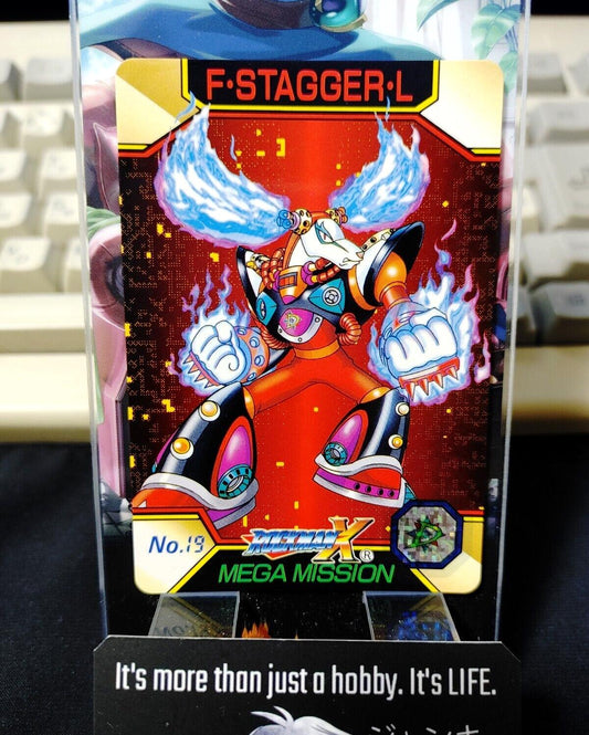 Rockman X Megaman X Bandai Carddass Card #19 Vintage Capcom Japan