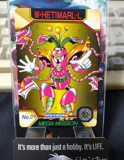 Rockman X Megaman X Bandai Carddass Card #04 Vintage Capcom Japan