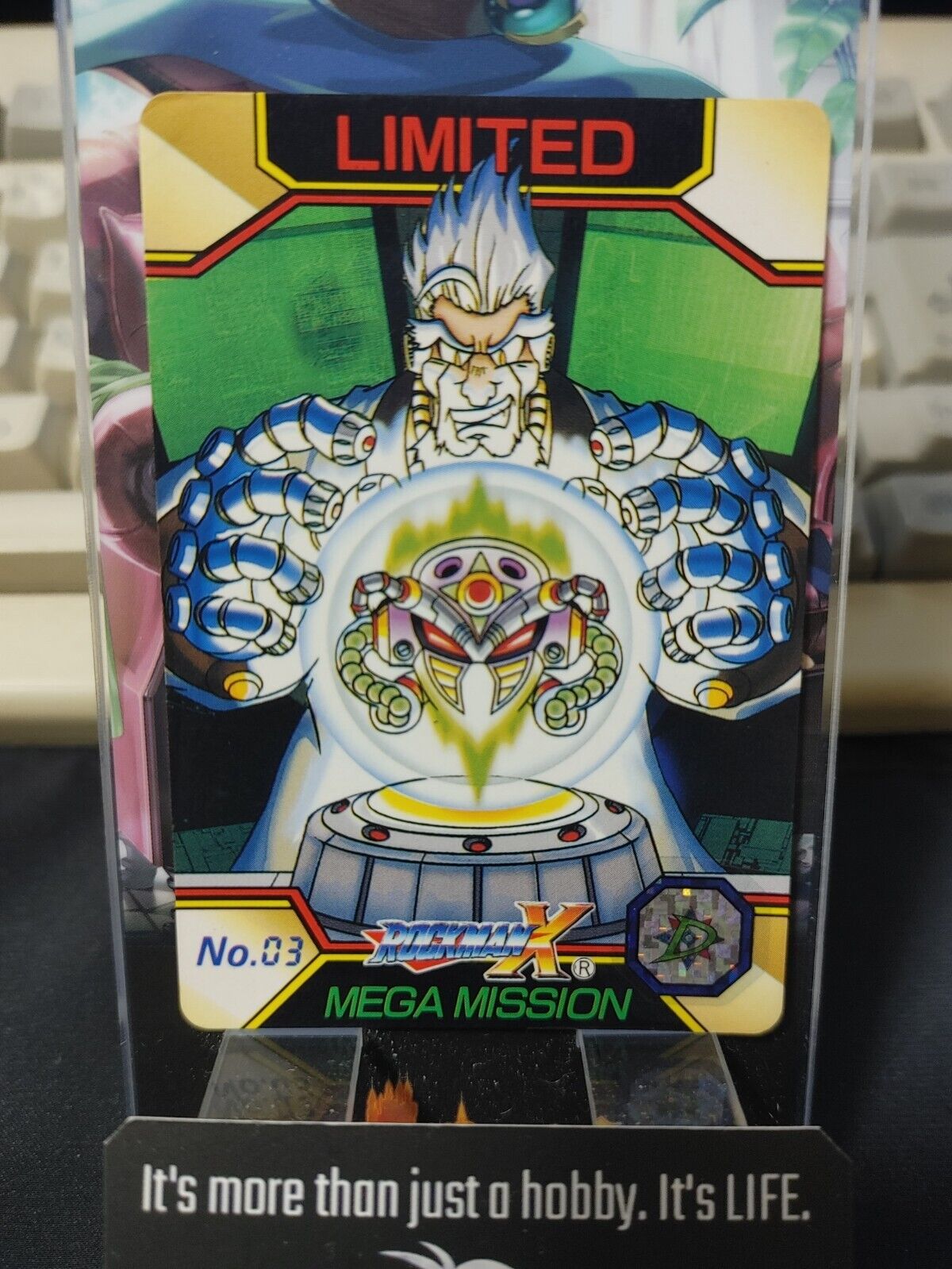 Rockman X Megaman X Bandai Carddass Card #03 Vintage Capcom Japan