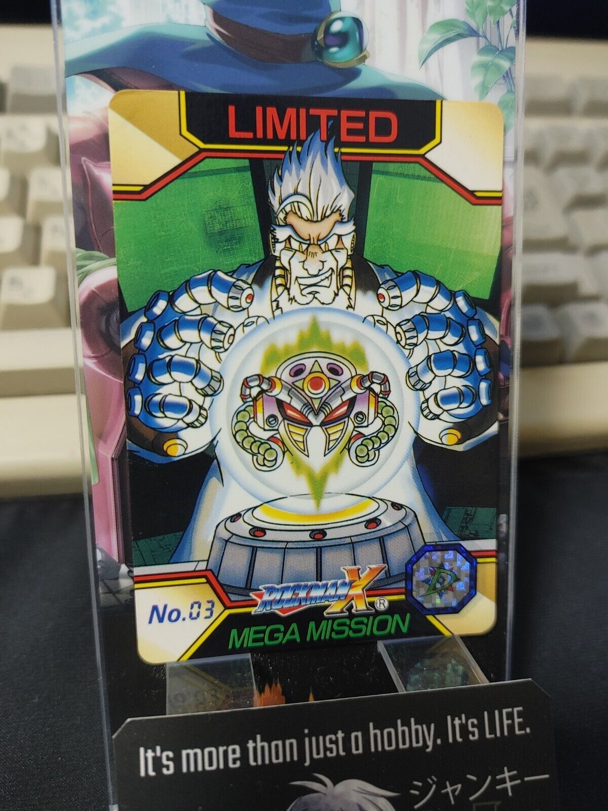 Rockman X Megaman X Bandai Carddass Card #03 Vintage Capcom Japan