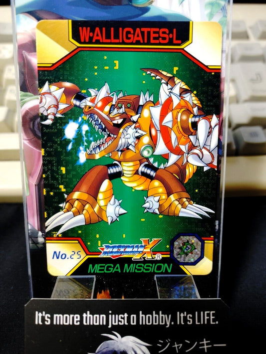 Rockman X Megaman X Bandai Carddass Card #25 Vintage Capcom Japan