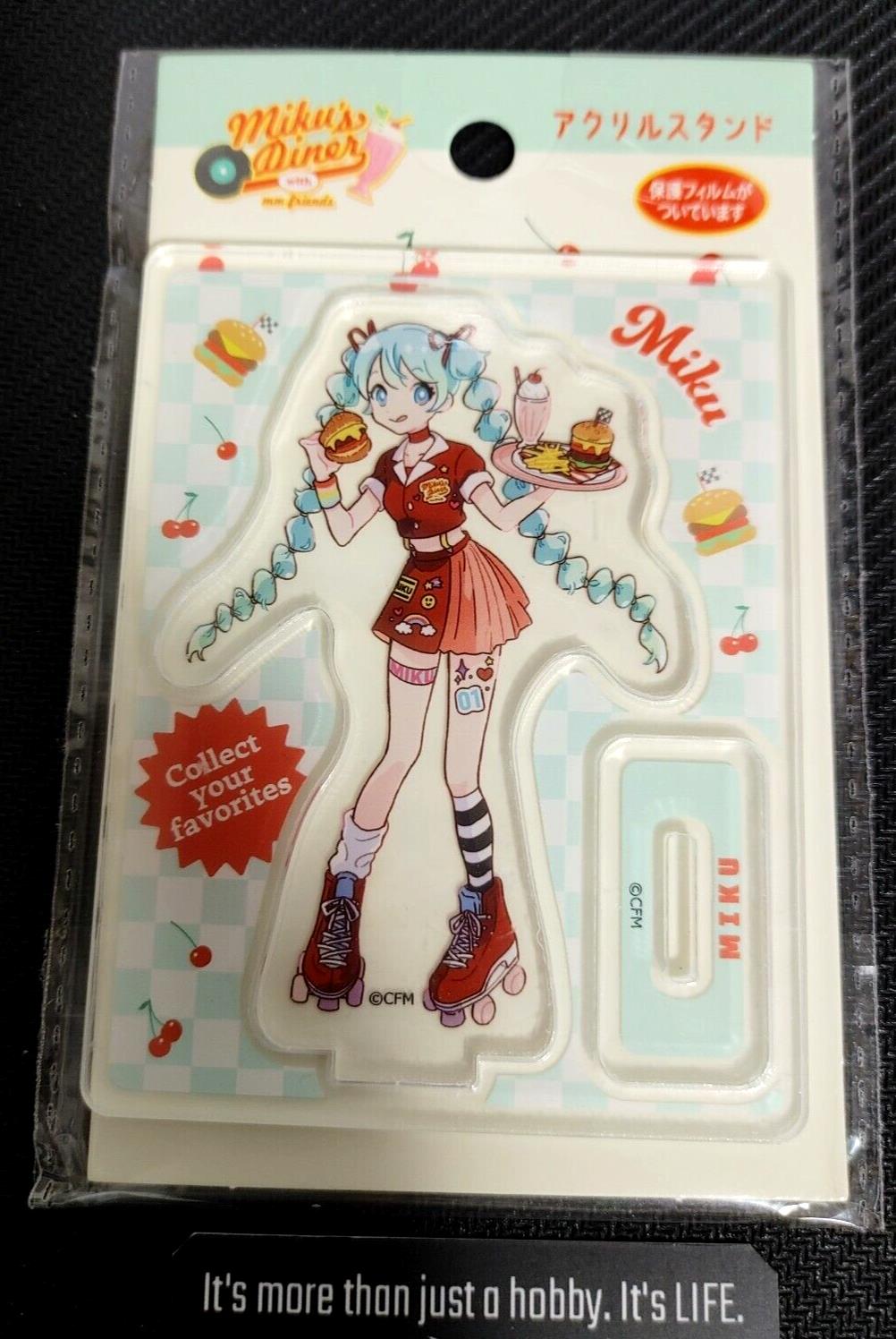 Hatsune Miku Miku's Diner Collectible Acrylic Kawaii GOODS JAPAN Release