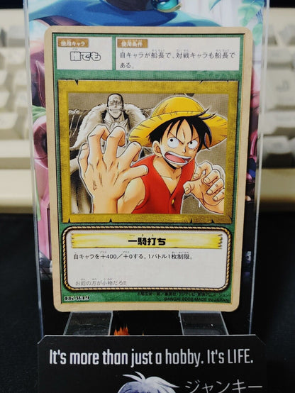 One Piece Bandai Carddass Card Luffy LK-W19 Japanese Retro Vintage Japan