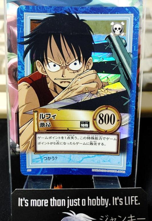 One Piece Bandai Carddass Card Luffy S51 Japanese Retro Vintage Japan