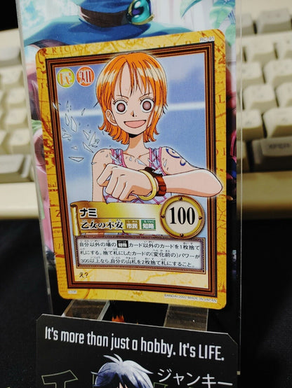 One Piece Bandai Carddass Card Nami C336 Japanese Retro Vintage Japan