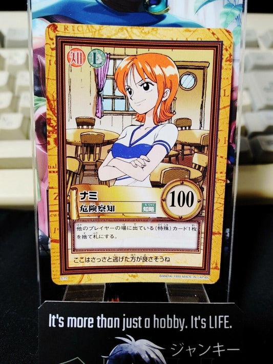 One Piece Bandai Carddass Card Nami C10 Japanese Retro Vintage Japan