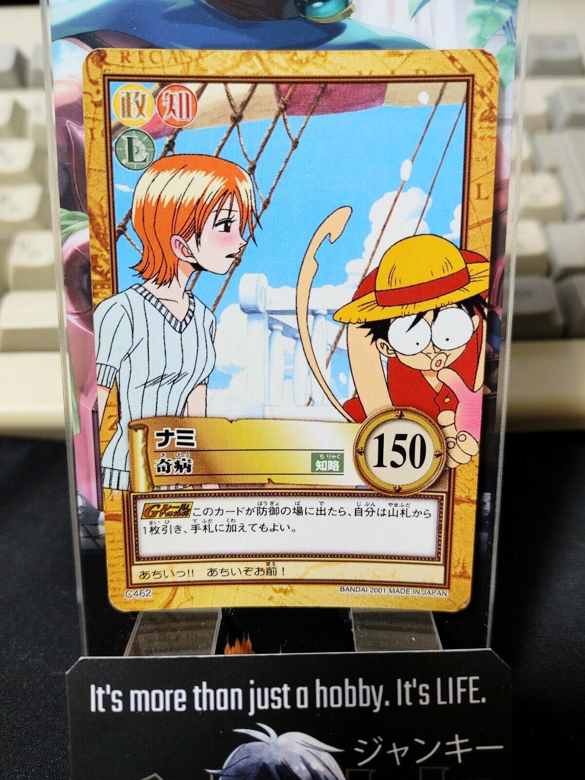 One Piece Bandai Carddass Card Nami C462 Japanese Retro Vintage Japan